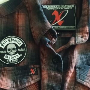 Milwaukee Leather Plaid Shirt